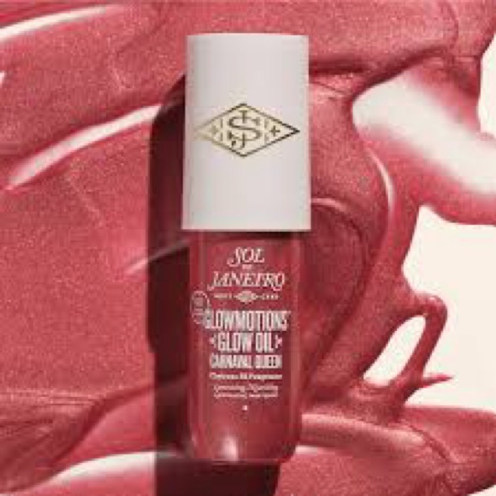 NWT Sol de Janeiro Carnaval Queen Glow Oil - Pink SEALED BOTTLE